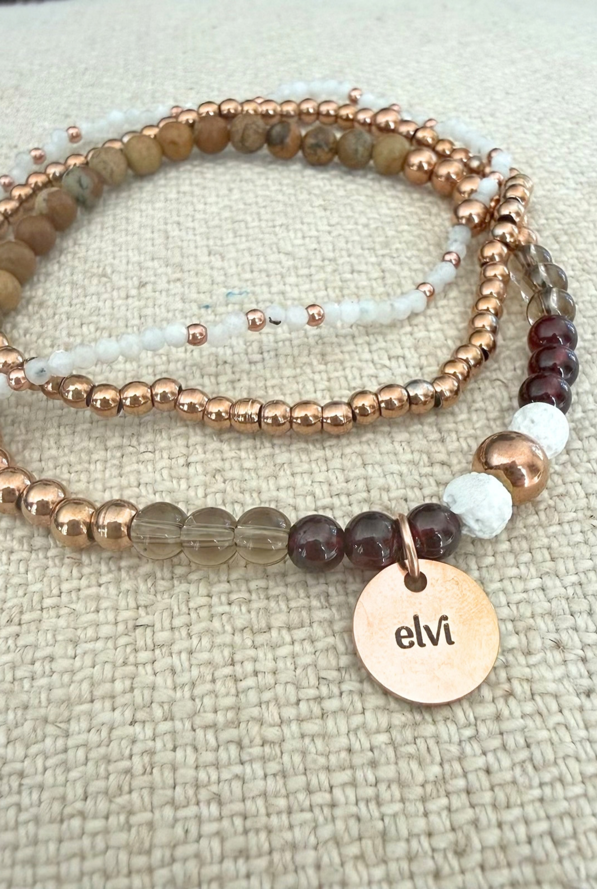Trio de bracelets Rose-des-vents